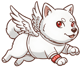 Tiny character peeking on post page