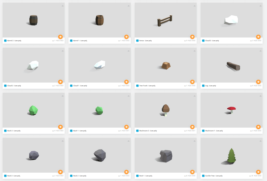 3D environment elements
