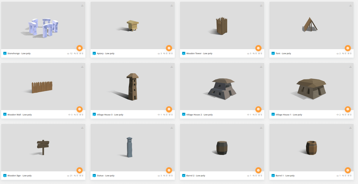 3D buildings